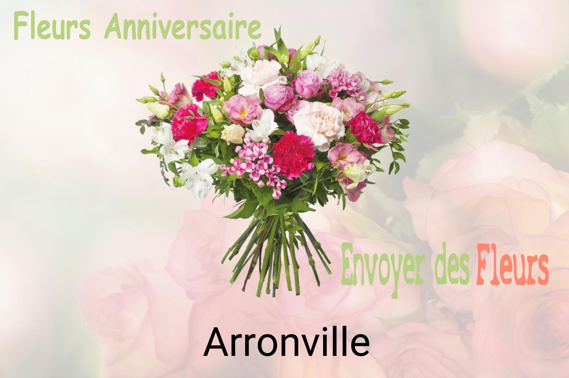 Bouquet de fleurs d’anniversaire livré à Arronville