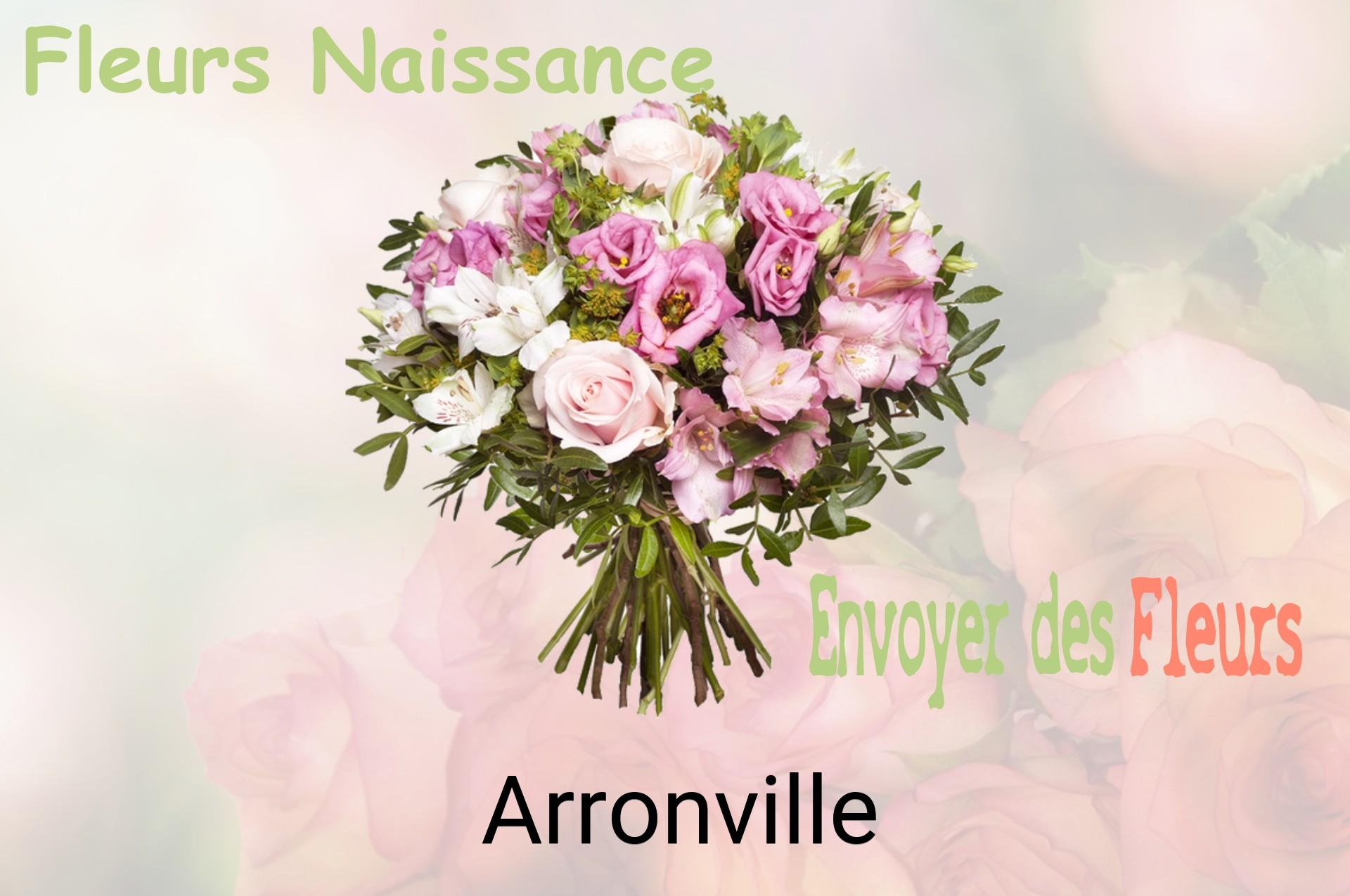 Bouquet de fleurs de naissance livré à Arronville